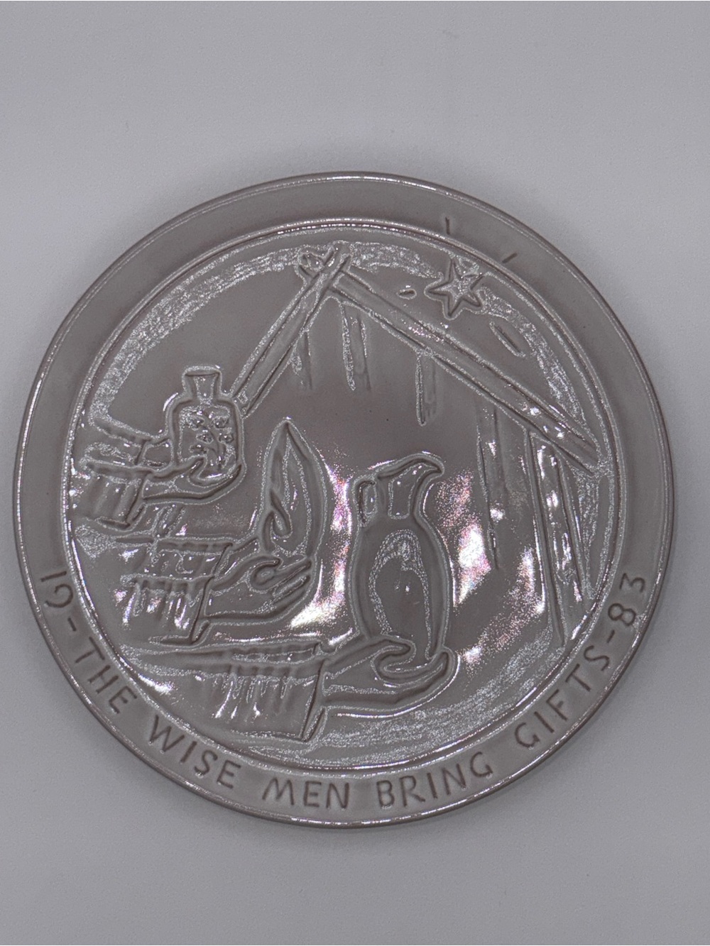 Frankoma Nativity Plates 1980-1984-Set of 5 Decorative Plates